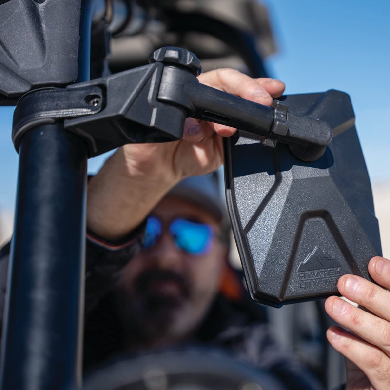 ATV Tek CLEARVIEWâ„¢ UTV Sideview Mirror, Black UV resistant Nylon, Designed for and Fits, Honda, Yahama, Polaris, Kawaski, CF Moto with Round or Profiled Tubing, one mirror. - Image 4